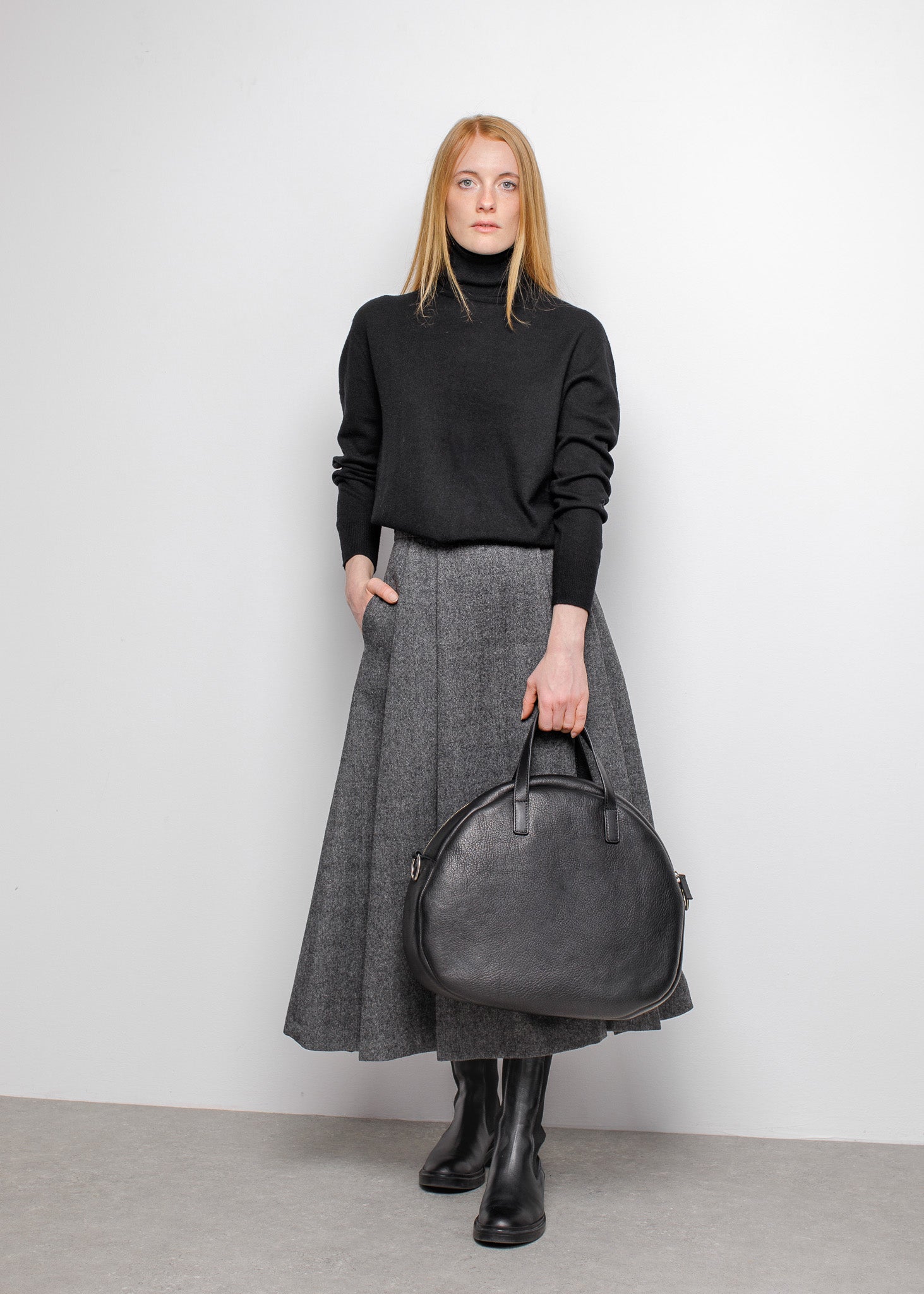 Graue Handtasche – Leyla
