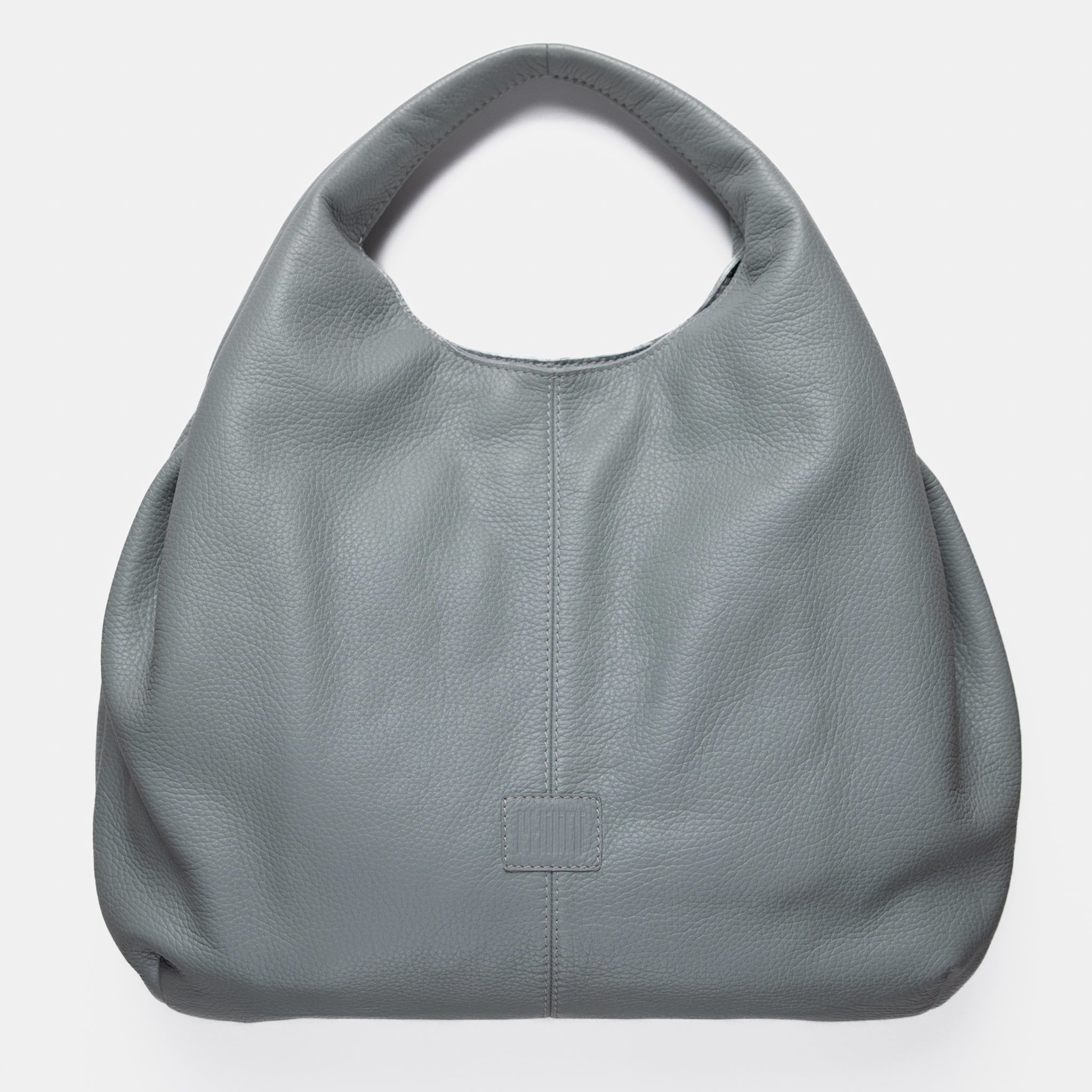 Leather bag in grey from Philini brand