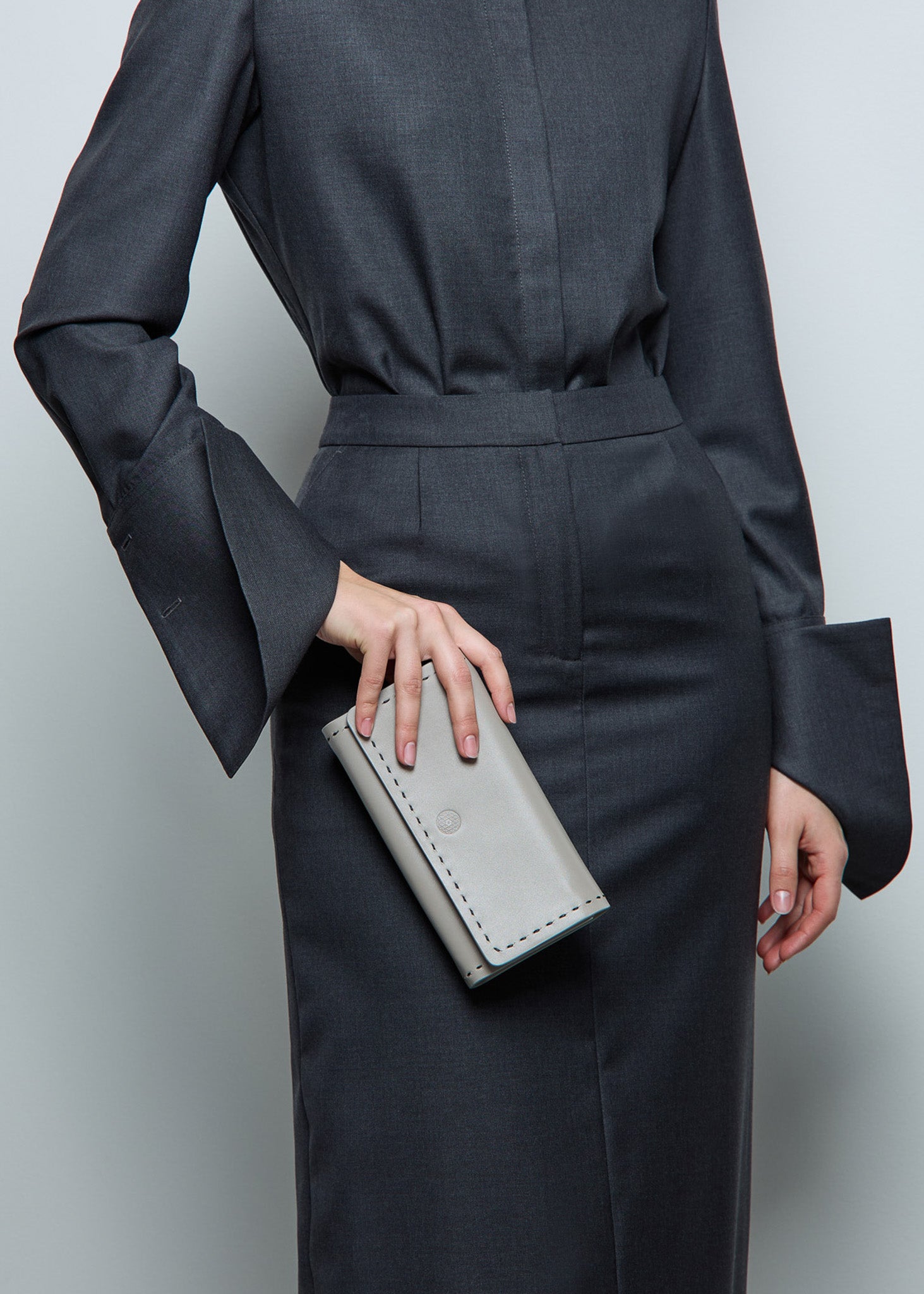 Taupe Portemonnaie - Birgit