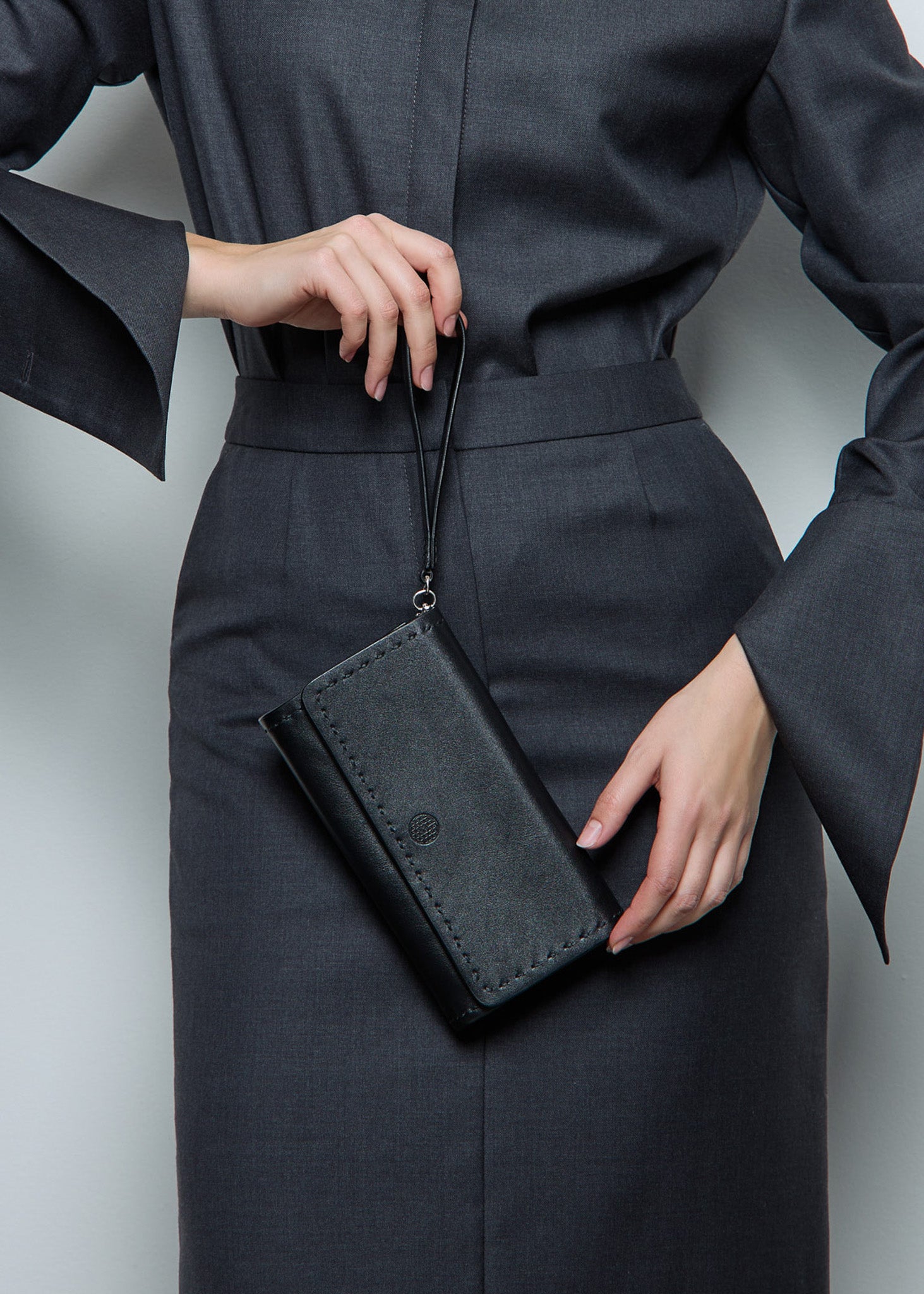 Black wallet- Birgit