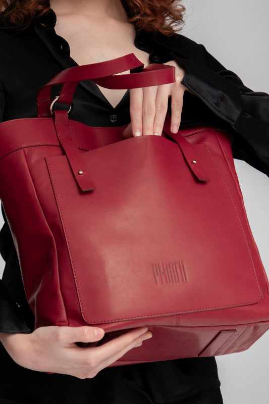 PHILINI Shopper Carry-all Shopper in red - Elena