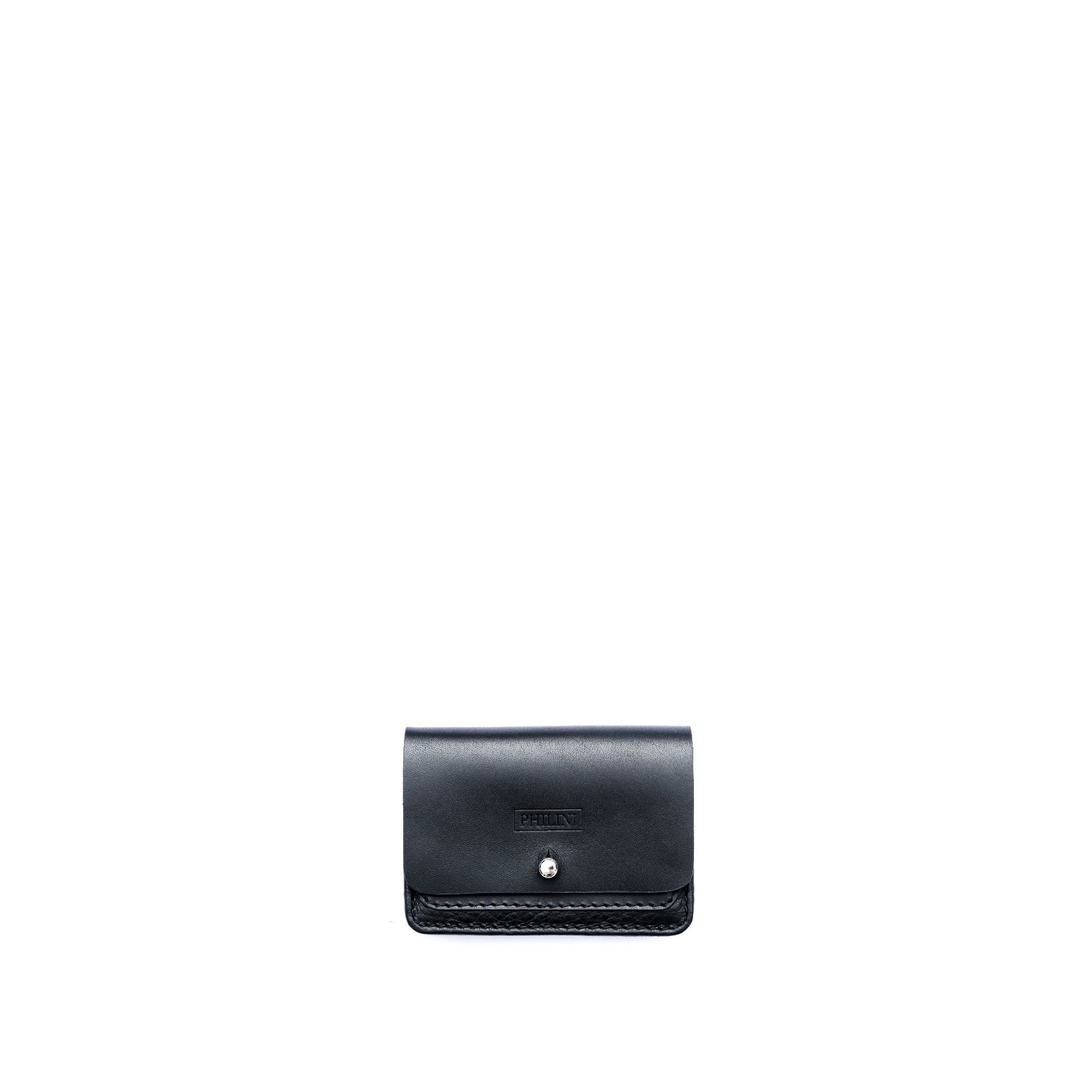 business card  black leather philini